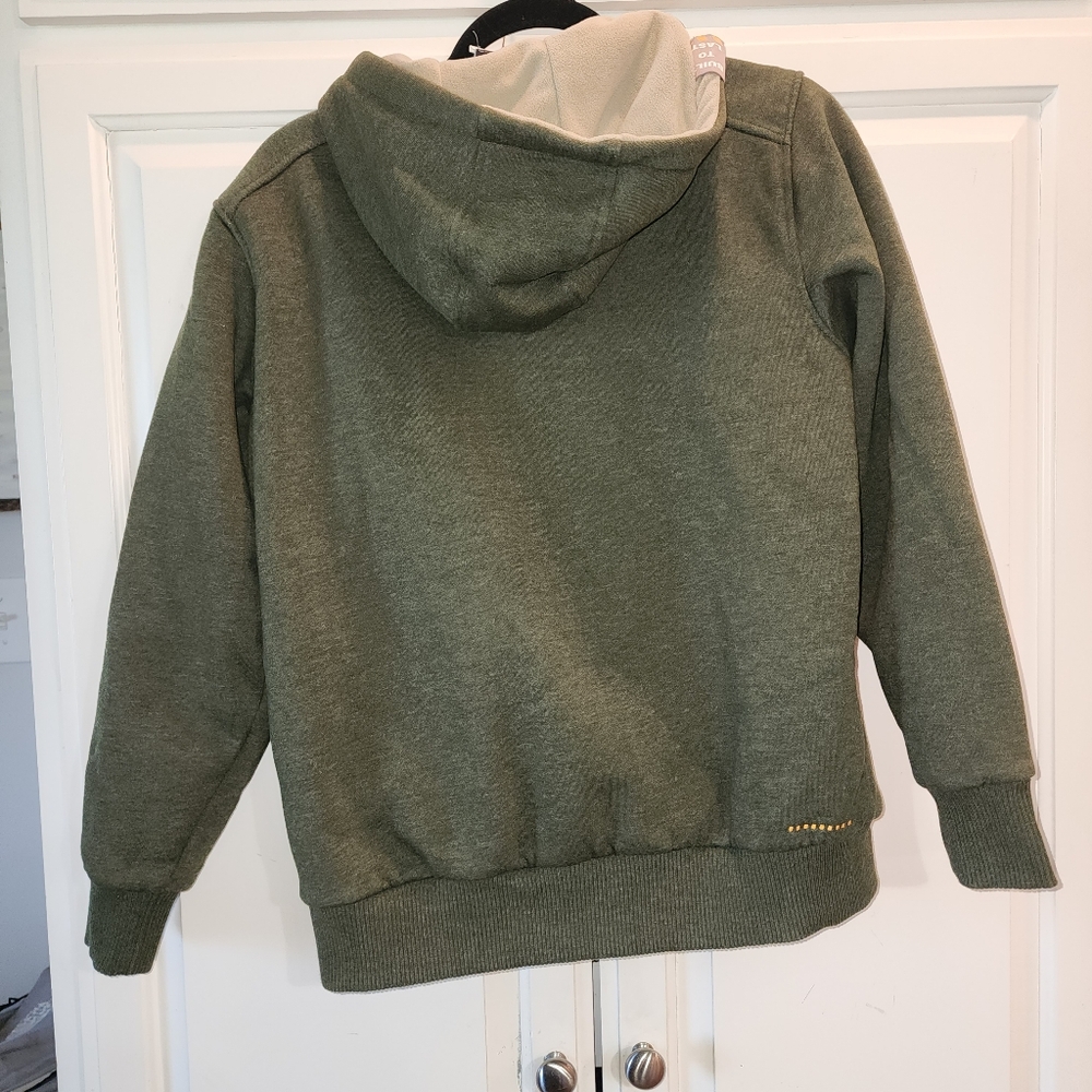 OLIVE GREEN Ariat Womens Rebar Zip-Up Coat Size Medium - Picture 5 of 7